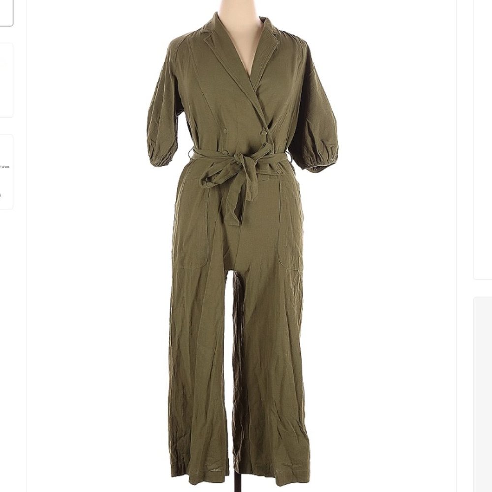 SHEIN Casual Jumpsuit - Army Green, Size XL